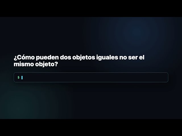 7. equals()  vs ==  en Java: la explicación definitiva