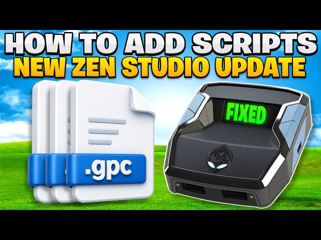 How To Add Scripts To Cronus Zen In Zen Studio Live (NEW 2026)