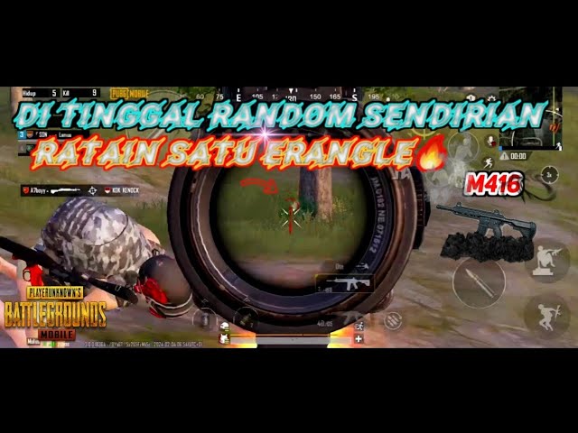 12 Kills M416 Ratain Erangle Best Gameplay BenYT Fast Reflek Aim setan👽🔥     [Pubg Mobile]