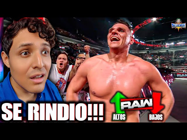 GUNTHER SE RINDE 🙄 JOHN CENA SE SACRIFICÓ EN VANO 😞 - ALTOS y BAJOS RAW