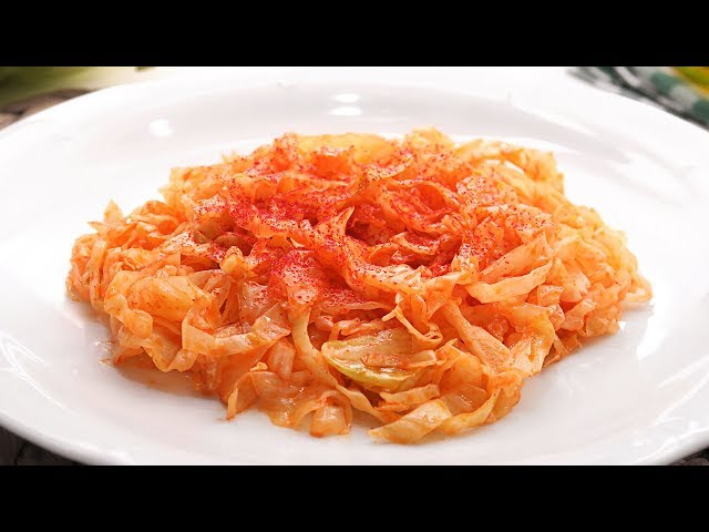 Garlic Cabbage with Paprika | Very Easy and Quick Cabbage Recipe