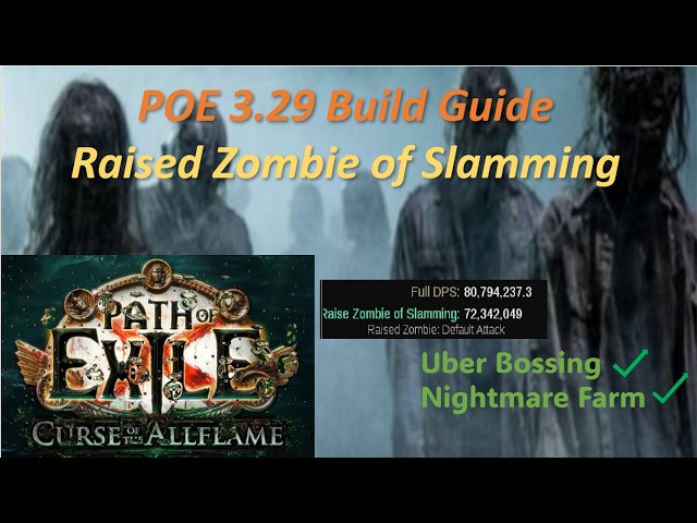 Zombiemancer get Buffed this league ??   Yes it is.   POE 3.29 Allflame- Build Guide