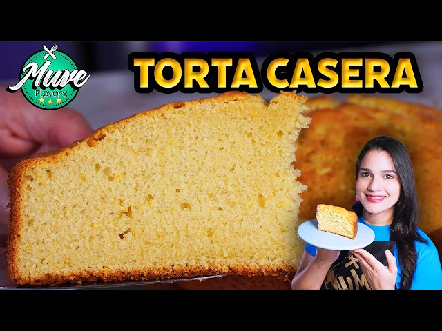 TORTA CASERA FÁCIL Y SÚPER ESPONJOSA | TORTA DE NARANJA 🍊 | Muve Flavors