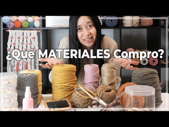 The materials you DO need to make macramé (and those you DON'T😧)/ Coqueta Macramé
