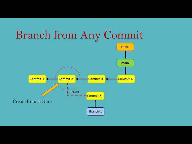 Git: How to Create a Branch from an Older Commit | Step-by-Step Tutorial + MCQs