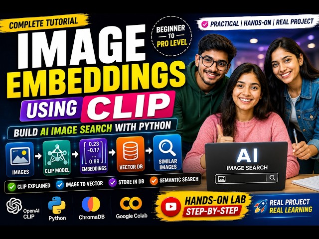 Image Embeddings using CLIP Explained | Build AI Image Search with Python | Vector Database Tutorial