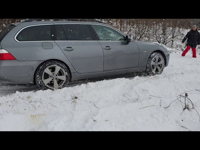 [4К UHD] BMW E61 530d xDrive Snow #xdrive #snow #bmw #4x4