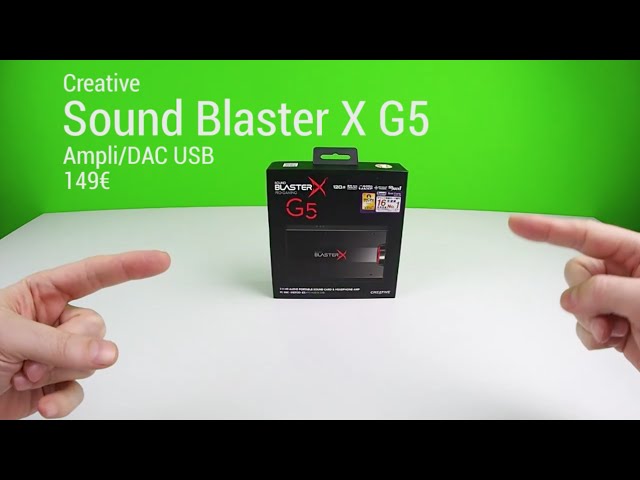 Creative Sound Blaster X G5 #IncautoUnboxing