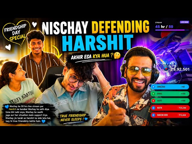 Nischay defending Harshit but esa kya huya 😲| Friendship Special video 
