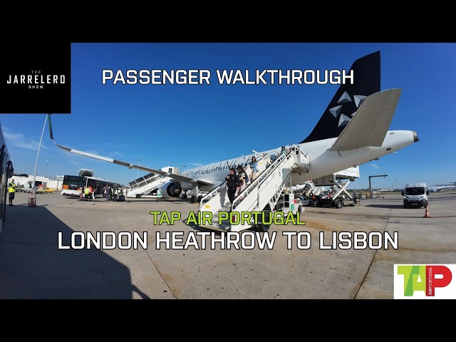 Passenger Walkthrough | TAP Air Portugal Flight from London Heathrow to Lisbon