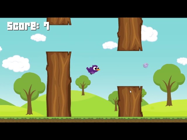 Implementation of game modes, power up and end of game in Flappy Bird using Pygame and Gale