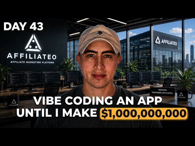 Day 43  - Vibe Coding an App Until I Make $1,000,000,000 | MRR: $145