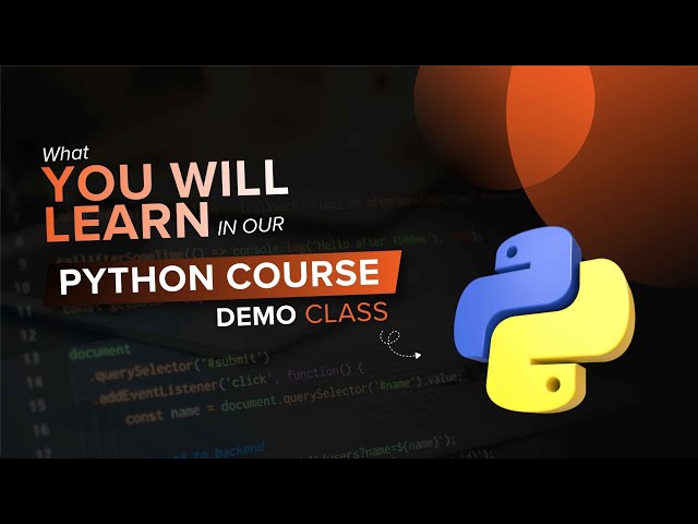 Python Demo & Orientation Class | Start Your Python Journey with Mirchawalas