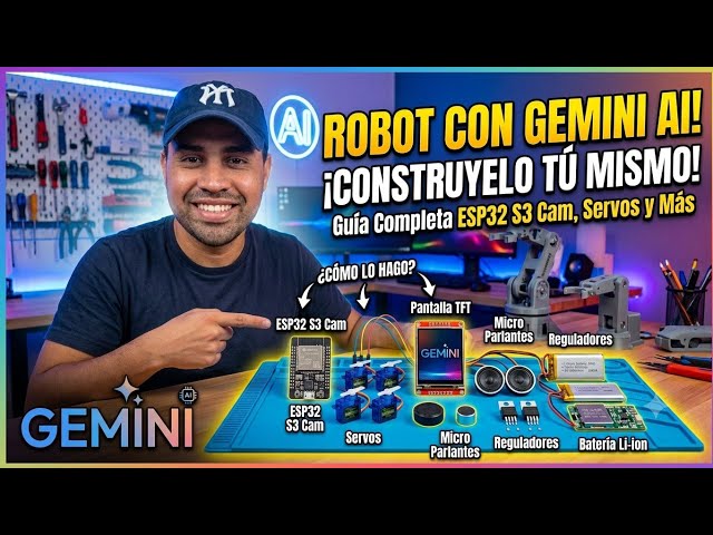 ¡Construyo un Robot con Inteligencia Artificial Gemini y ESP32-S3! 🤖🔥 (Componentes y Unboxing)