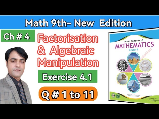 Class 9 Maths I Exercise 4.1 I Question  # 1 To 11 INational Book Foundation I Federal Board #taleem
