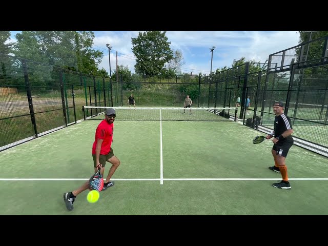 Beginner/Intermediate Level 2.0+ | Padel Match | Highlights + Commentary | 200 Square Meters