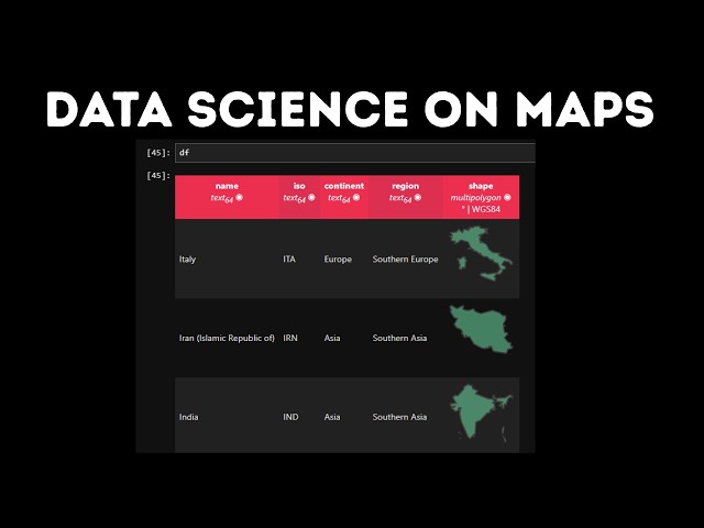 Yes, You Can Do Spatial Data Science