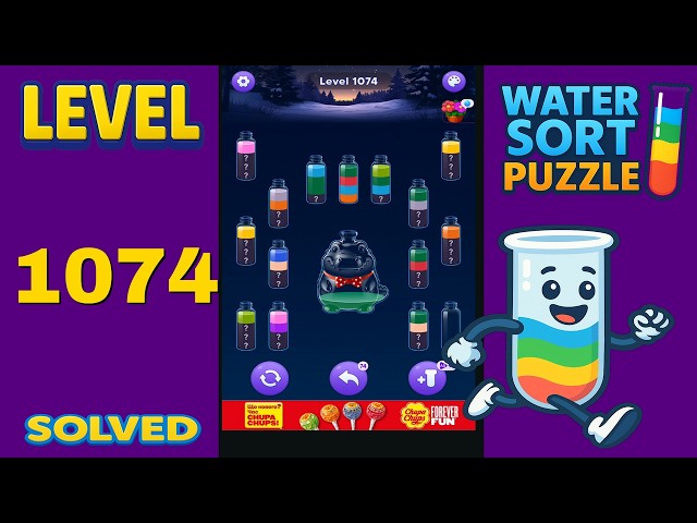 Water Sort – Level 1074 | Walkthrough Solution