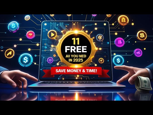  🎯 "11 FREE AI Tools You NEED in 2025 (Save Time & Money!) | MindSpark AI"