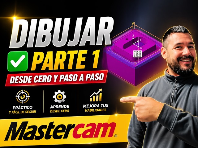 👨‍🏫Learn Mastercam from Scratch: Step-by-Step Guide for Beginners