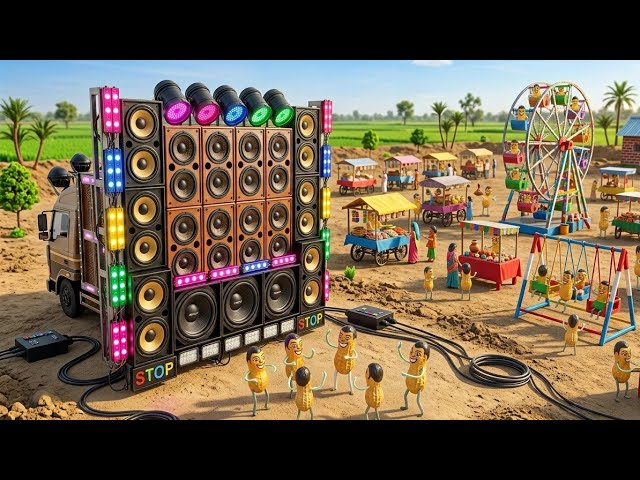 New Mini DJ Truck Setup | How to make a mini DJ setup with cardboard | Making a DJ setup at home ...