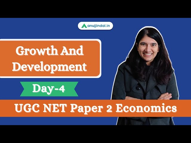 UGC NET 2021 | Growth and Development | Paper 2 Economics | Day 4 - by Saveri Ma'am