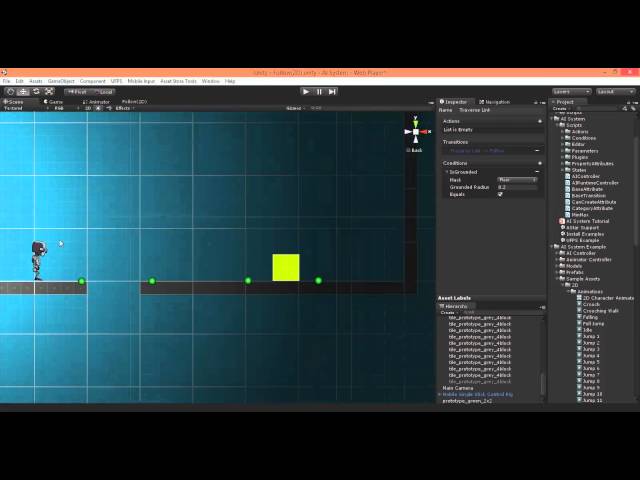 AI System - 2D Setup