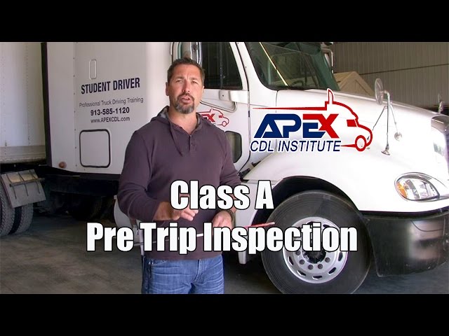 How to perform a Class A CDL Pre-Trip inspection. Demonstrated by a state licensed CDL examiner.