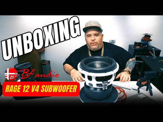 Unleashing the RAGE: B2 Audio 12 V4 Subwoofer Unboxing & Flex Test!
