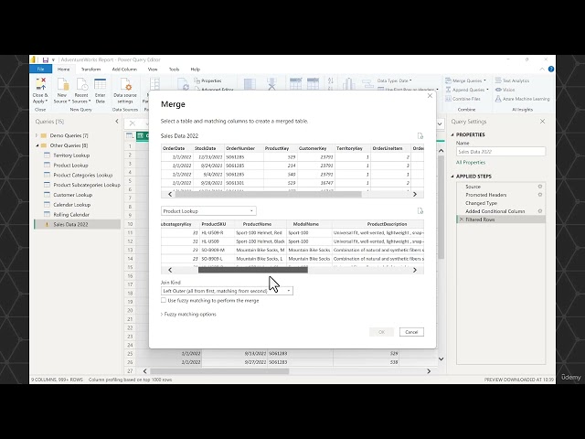 Merging Queries in Power BI | Joins Explained in Power Query (Left, Right, Inner)