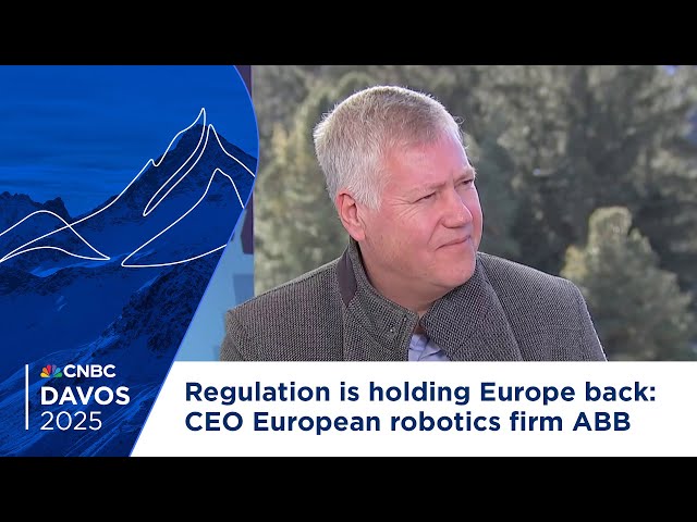 Regulation is holding Europe back, says ABB's CEO