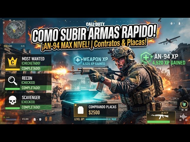 COMO SUBIR ARMAS RAPIDO en WARZONE