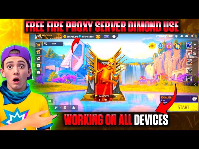 Free fire proxy server full working tutorial 100% 🎁🔥