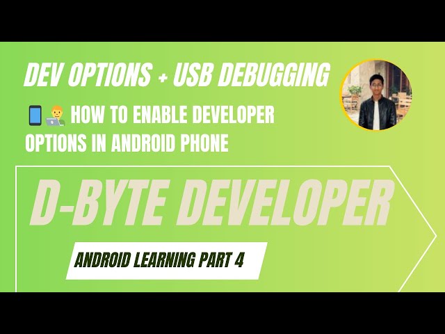 📱 How to Enable Developer Options in Android Phone – Step by Step Guide
