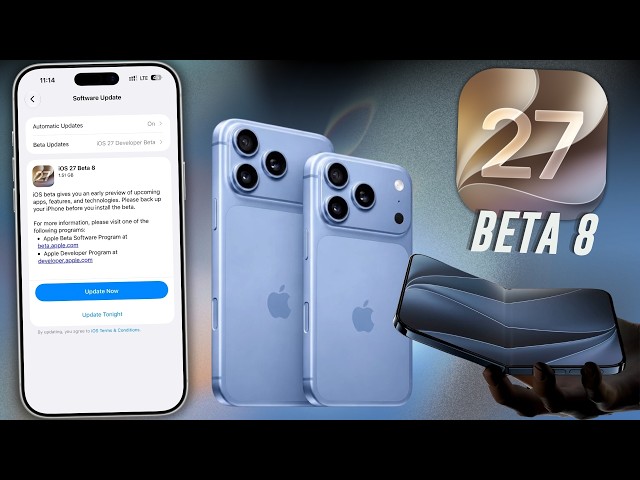 iOS 27 beta 8 - Mejoras Finales, Apple Event y nuevos iPhones Confirmados 🤯