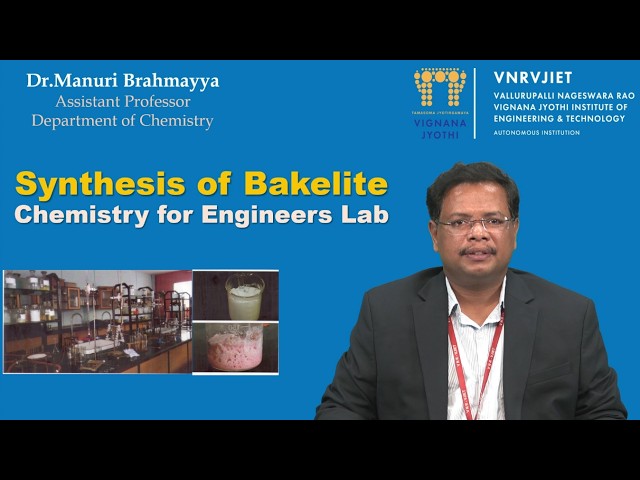 Synthesis of Bakelite by Dr. Manuri Brahmayya