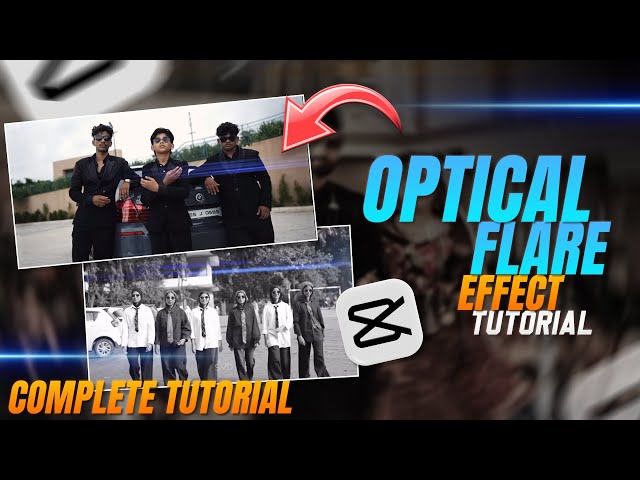 TRENDING OPTICAL FLARE EFFECT TUTORIAL USING CAPCUT | INSTAGRAM REELS TRENDING BLUE LINE EFFECT