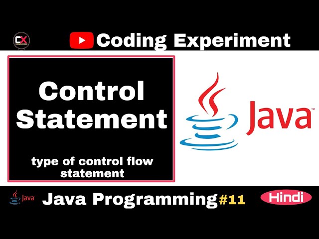 Control Statement in Java Programming  (Hindi) #java