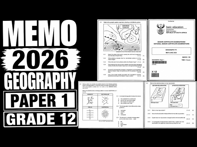MEMO GEOGRAPHY PAPER 1 GRADE 12  MAY JUNE EXAM FINAL THUNDEREDUC GRADE 12 GEOGRAPHY P.1 MEM GRADE 12