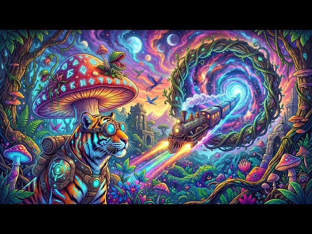 Best Psytrance Mix 2026 🌀 Astral Spore Journey Vol. 5 | Neon Jungle Vibes (High-End AI Visuals)