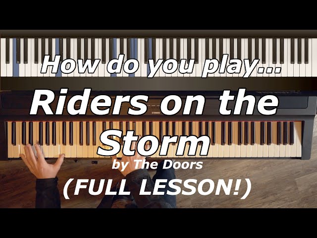 Riders on the Storm Piano Lesson with Mike Little