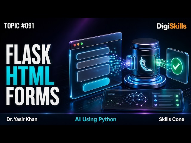 Flask Forms & POST Request Guide | Artificial Intelligence using Python Topic #091 - Skills Cone