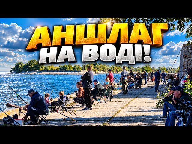 EVERYONE’S HERE! 🔥 Packed waterfront — anglers have taken over the entire bank! FISHING ON THE DN...