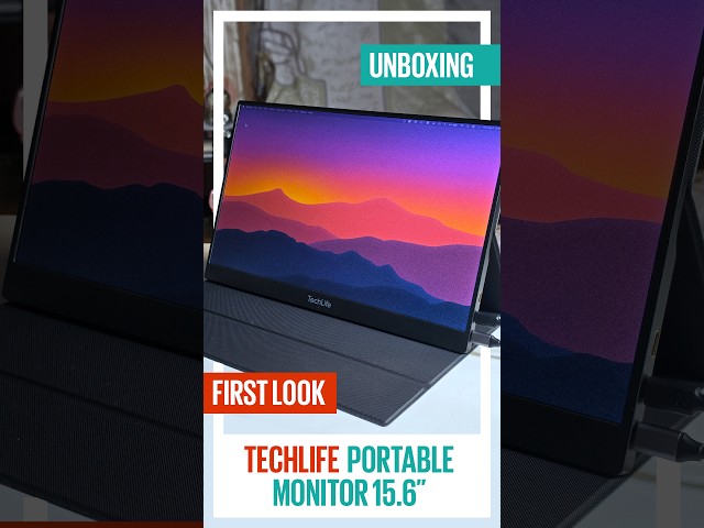 TechLife Portable Monitor 15 6 inch – First Look