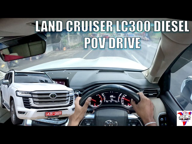 Toyota Land Cruiser LC300 Diesel POV Drive and Review (Villo Auto Cars)