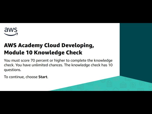 Trần Anh Huy | Knowledge Check Module 10: Developing with Messaging Services | AWS Cloud Developing