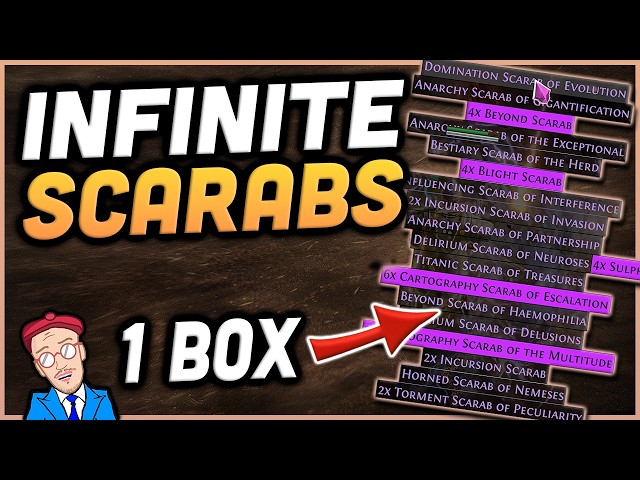 Getting infinite scarabs in SSF using 3 easy steps - PoE 3.28 Mirage - Guide