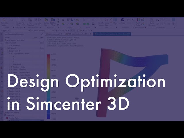 Design optimization in Simcenter 3D
