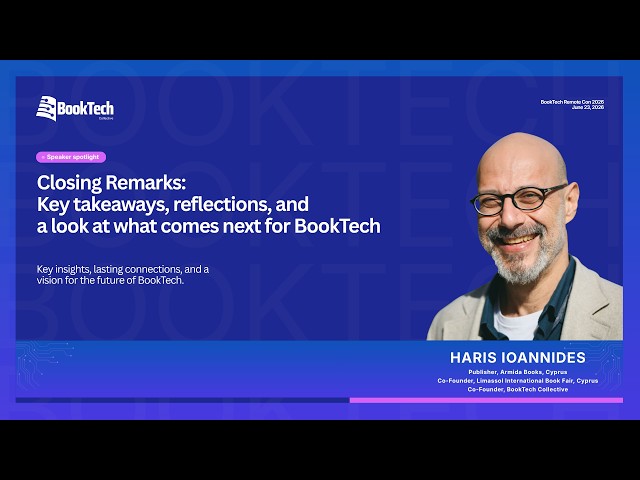 Closing Remarks & The Future of BookTech | Haris Ioannides | BookTech 2026