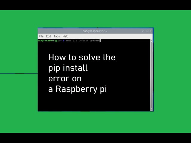 Solve the solve pip install error Externally managed environment on your Raspberry Pi #raspberrypi